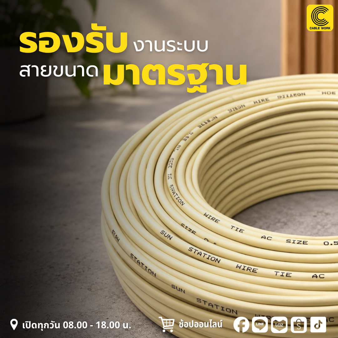 สายโทรศัพท์ PHELPS DODGE สายโทรศัพท์ 4 x 0.65 (100M/Roll)