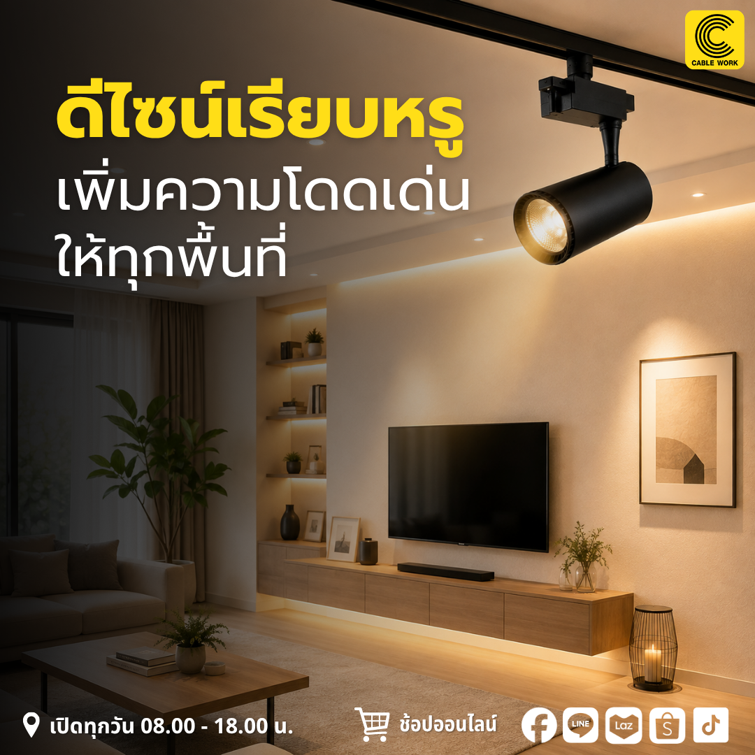 NEOX แทรคไลท์ สีดำ รุ่น VENUS 15W (DL,WW)
